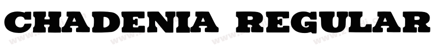 Chadenia Regular字体转换